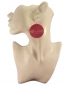 Preview: Frau Ohrringe pink Scheibe changierend Woman